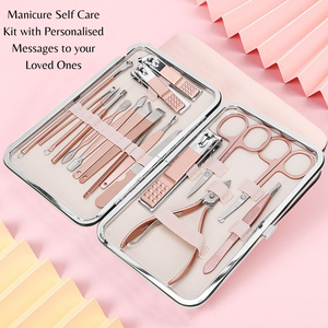 Caliza Rossi Customized Manicure Self Care Kits with Gift Card Inside [CU007]