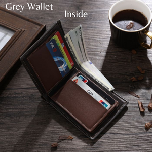 Caliza Rossi Personalized Photo Leather Wallet [CU006]